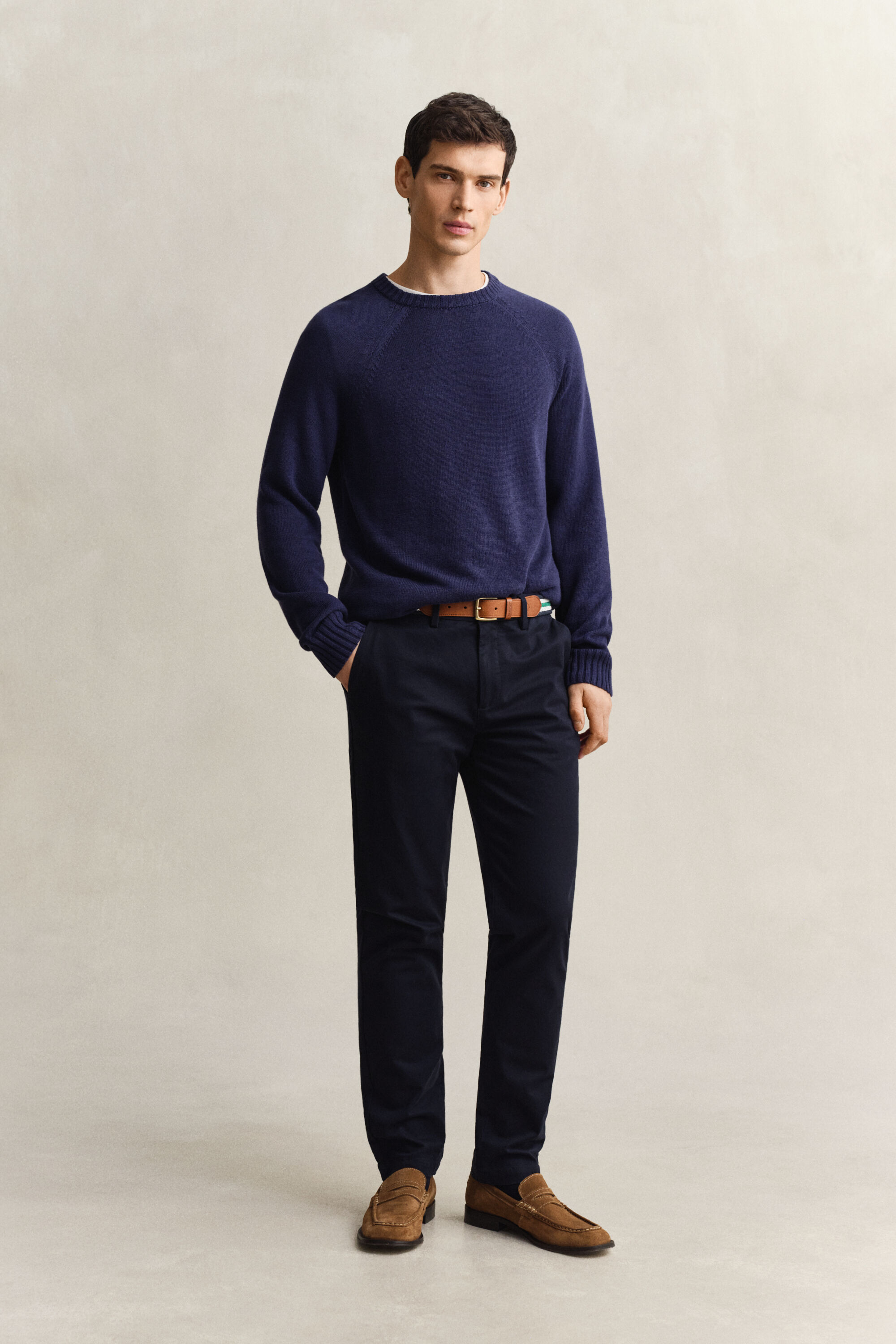 Pantalon chino élégant coupe slim