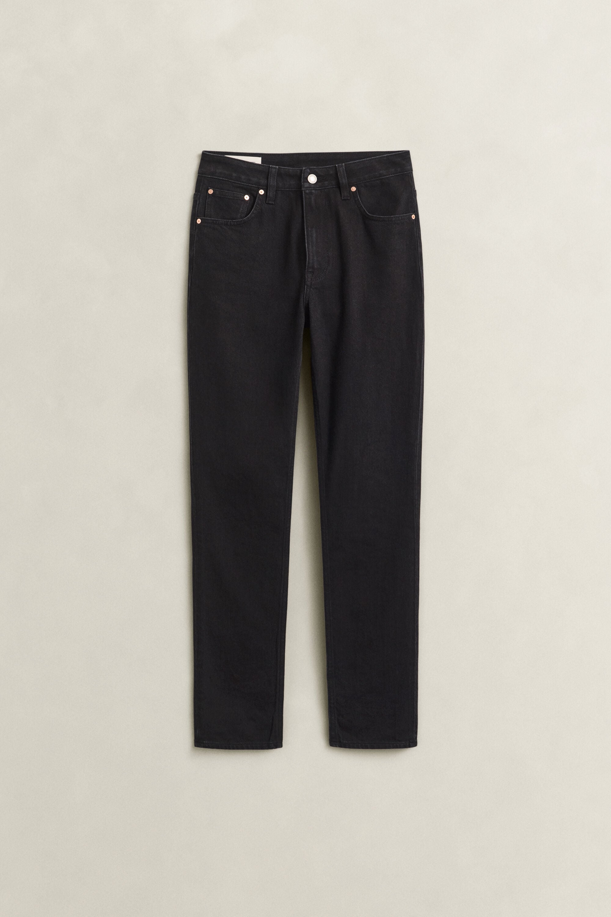 Jean taille haute ajusté