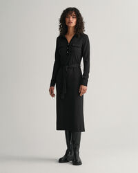 Robe polo slim fit en jersey