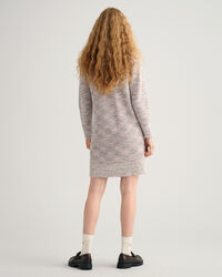 Robe col roul&eacute; multicolore