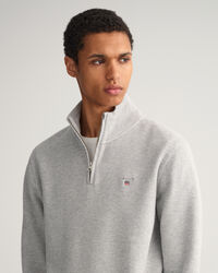 Sweat-shirt &agrave; demi-zip Waffle