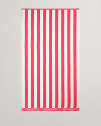 Serviette de plage à rayures en colour-block