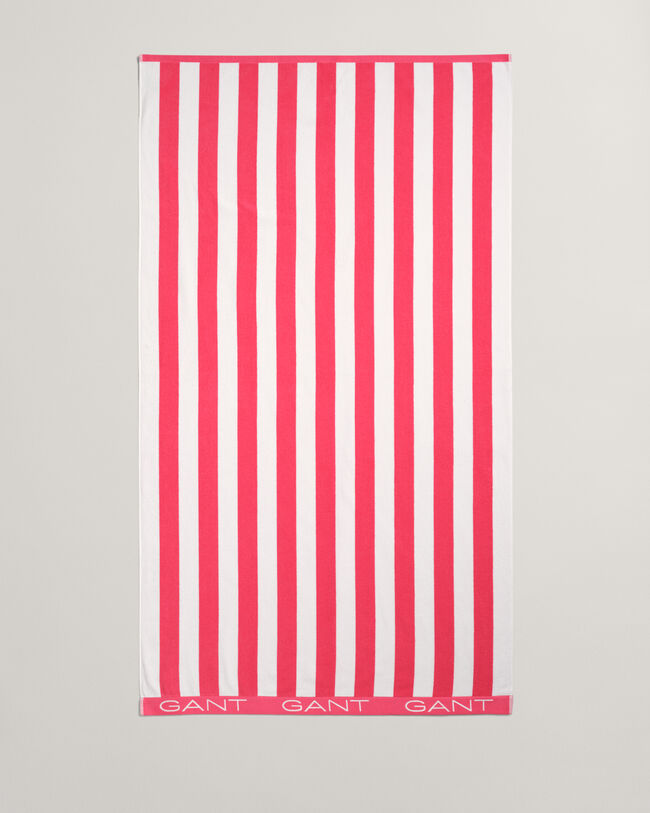 Serviette de plage à rayures en colour-block