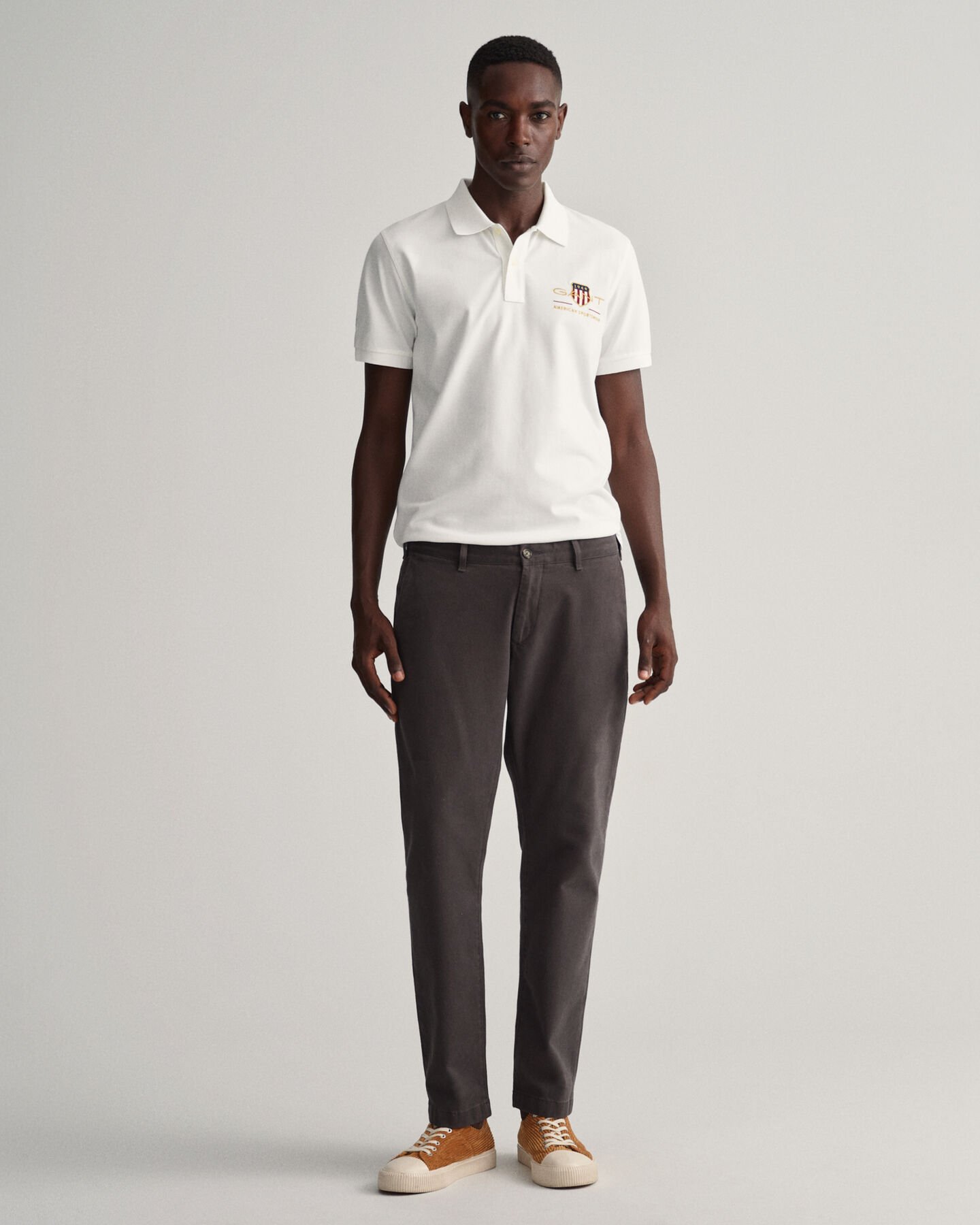 Pantalon chino slim fit Comfort Super Hallden