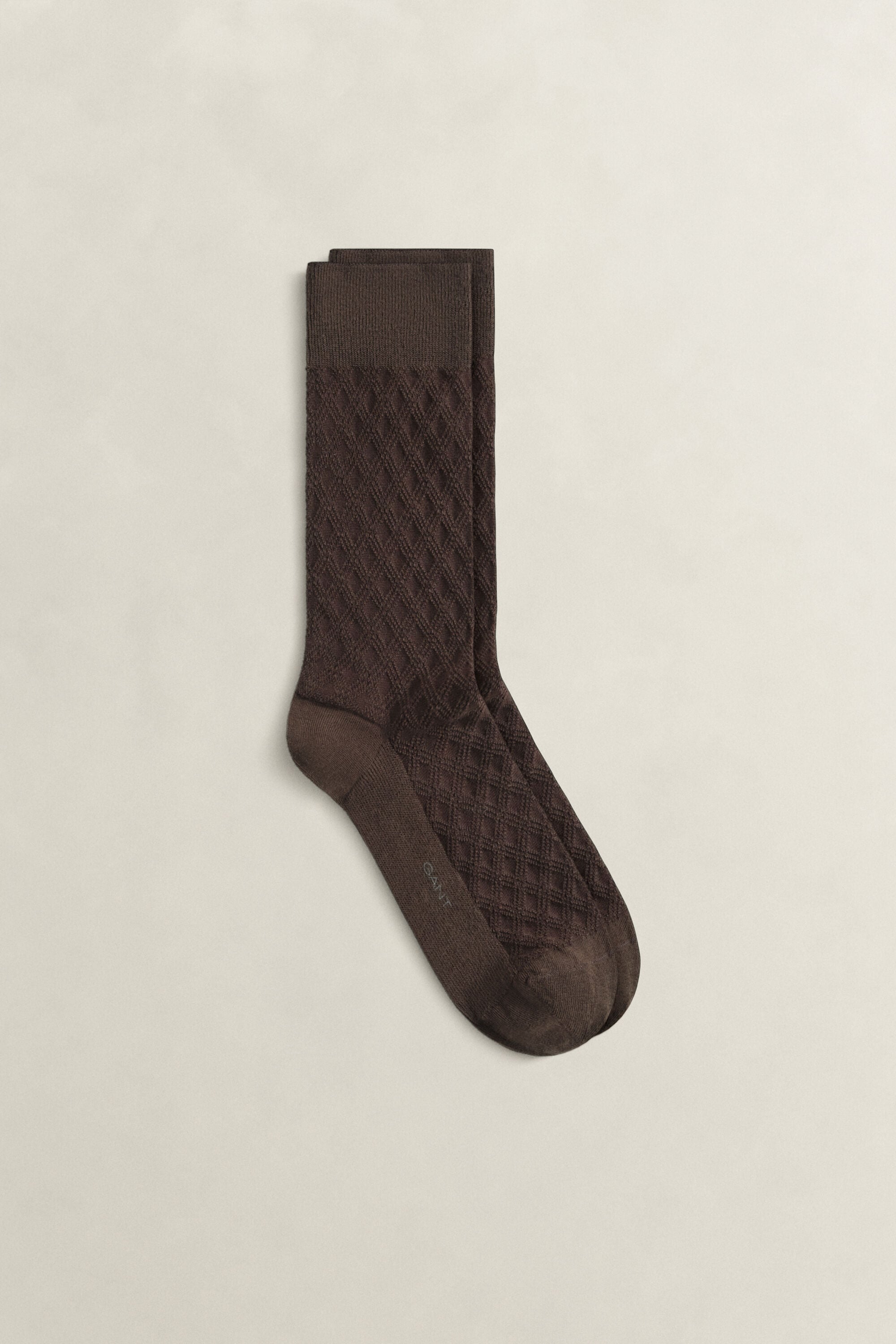 Chaussettes mercerisées à motif écossais