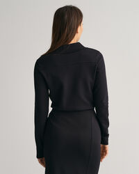 Chemise style polo slim fit en jersey