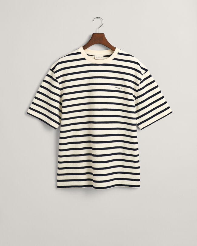T-shirt &agrave; rayures textur&eacute;