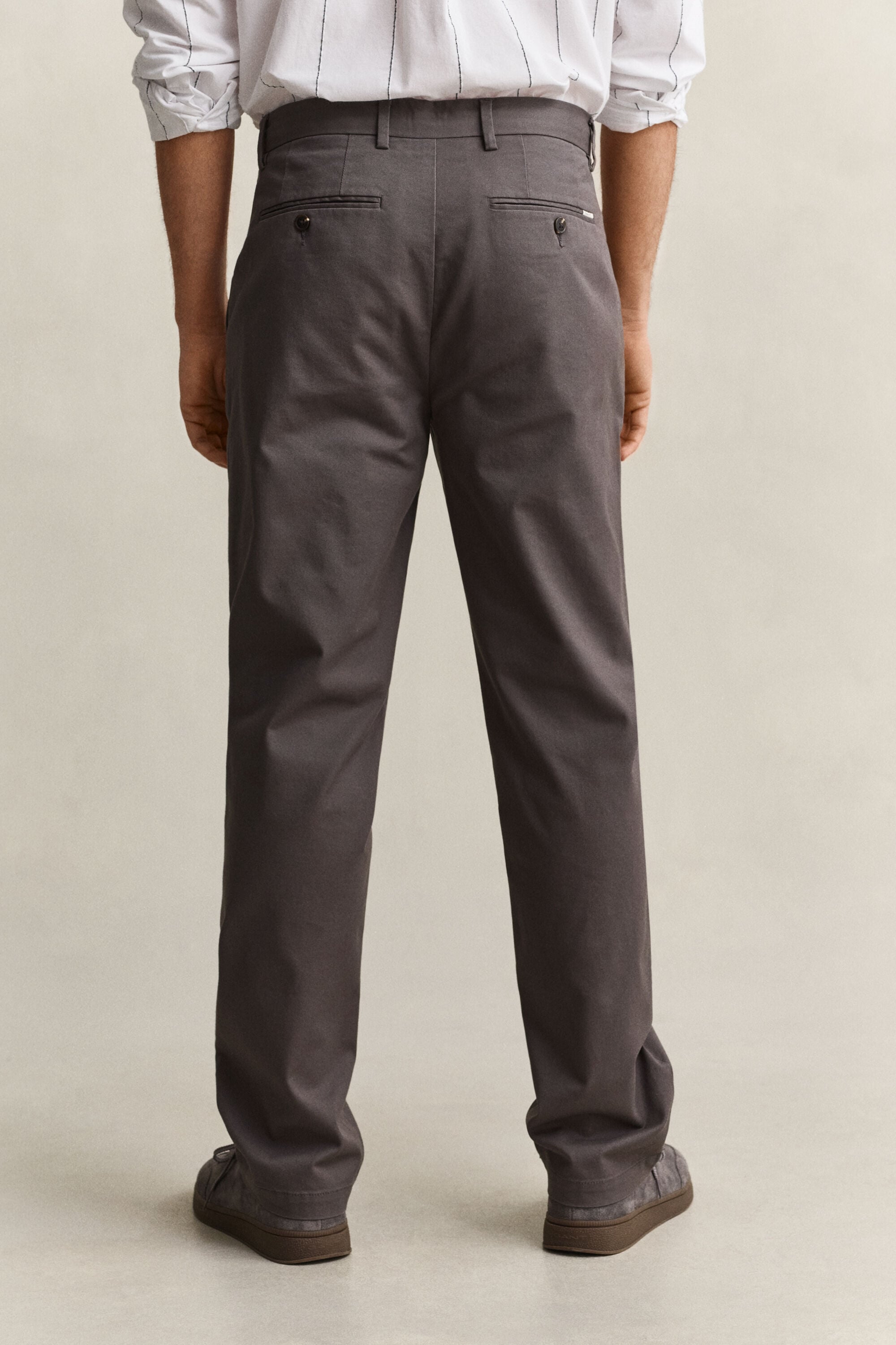 Pantalon chino élégant coupe regular