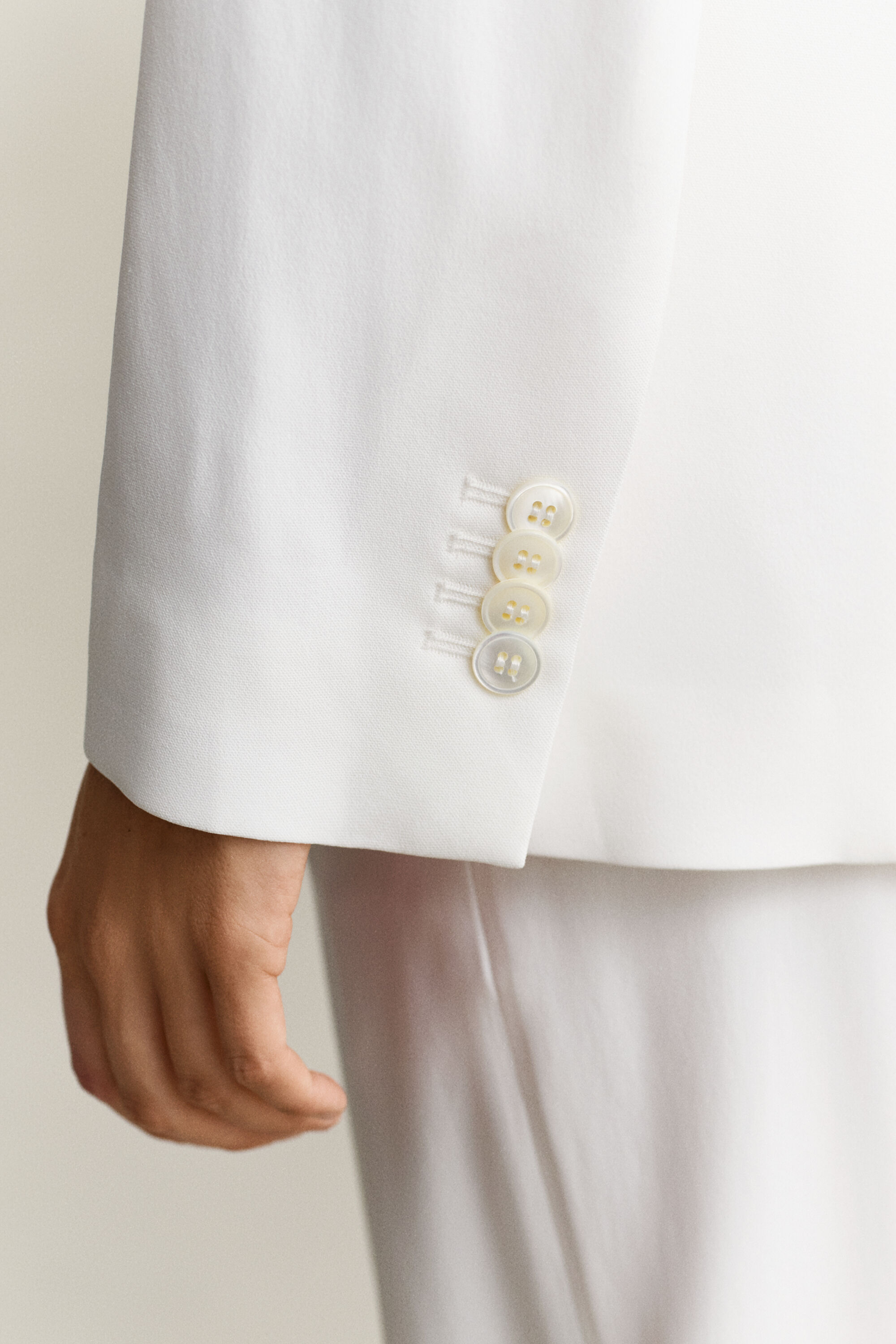 Veste blazer en crêpe