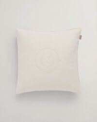 Housse de coussin Crest ton sur ton
