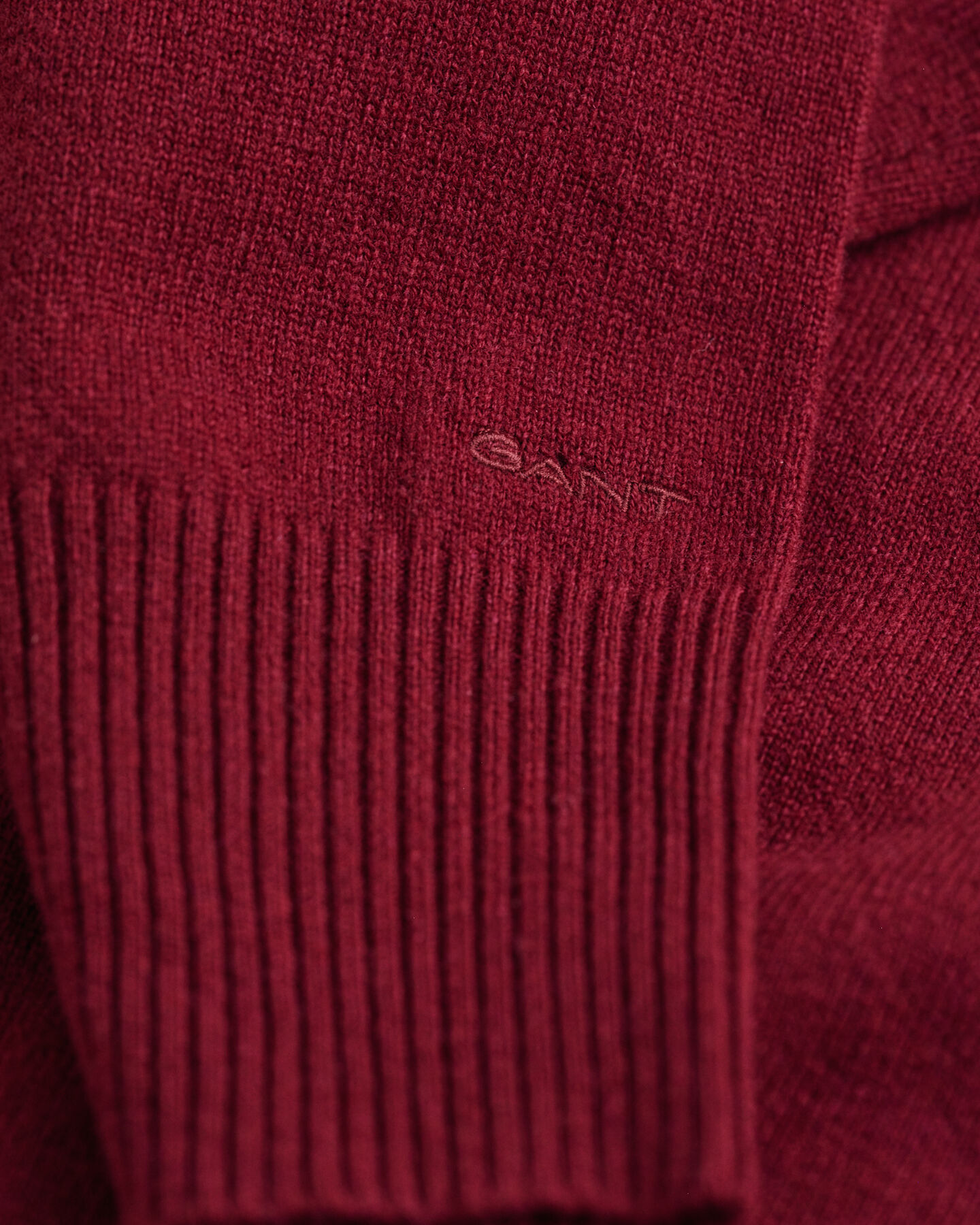 Pull en laine d'agneau ultrafine à col droit