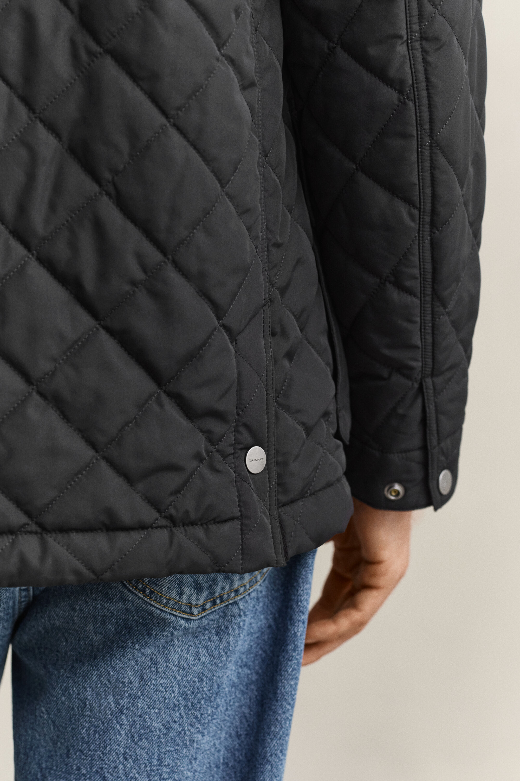 Veste mi-longue matelassée