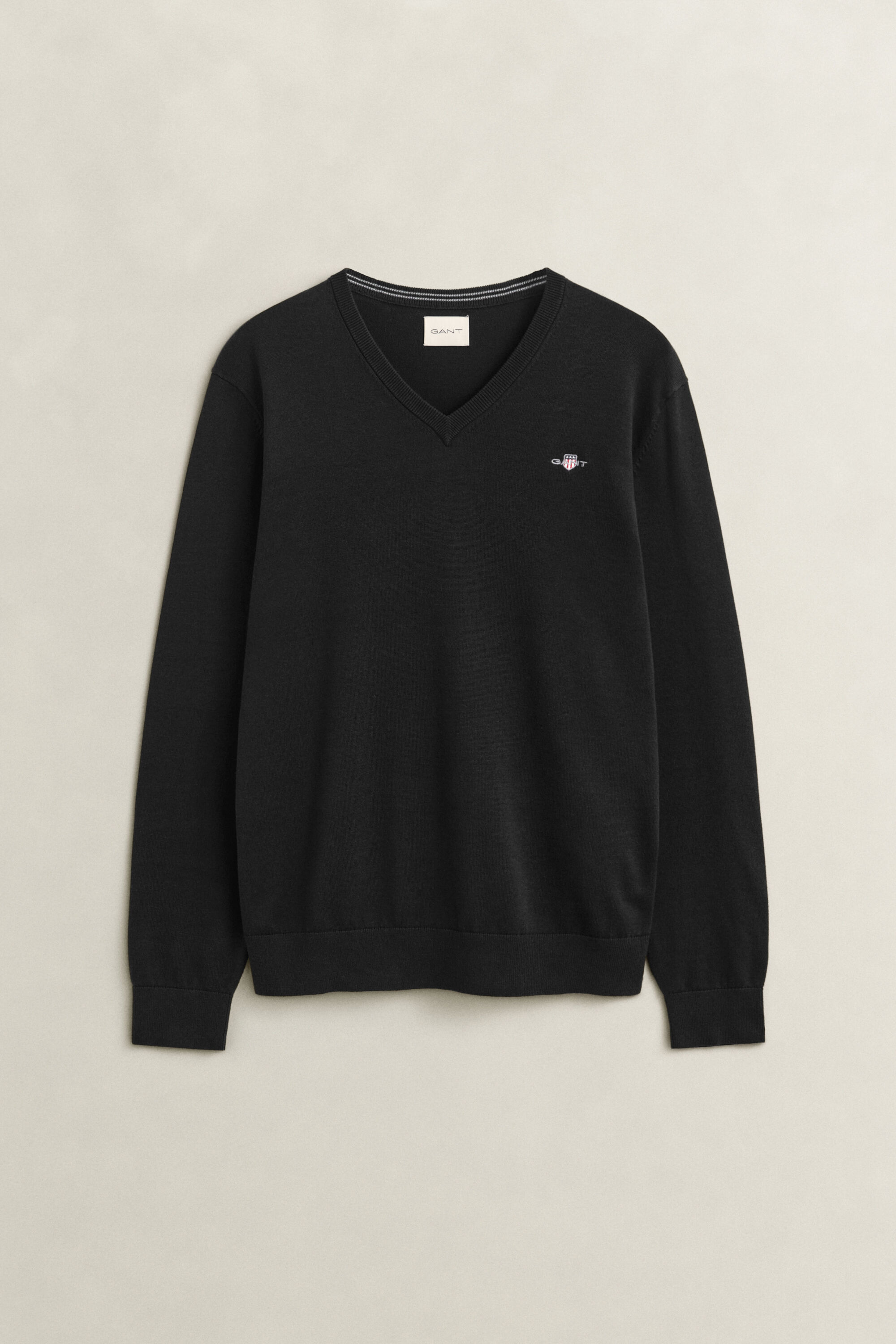 Pull col V en coton