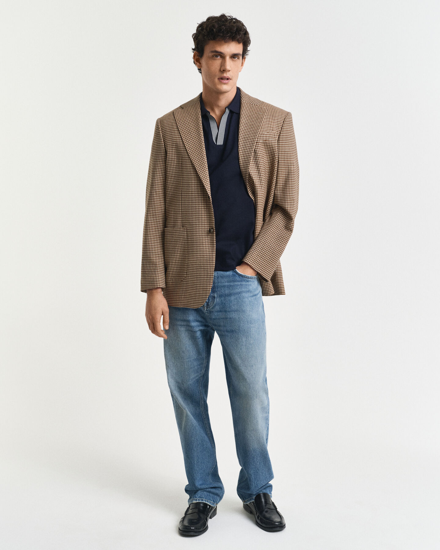 Polo avec liseré contrastant