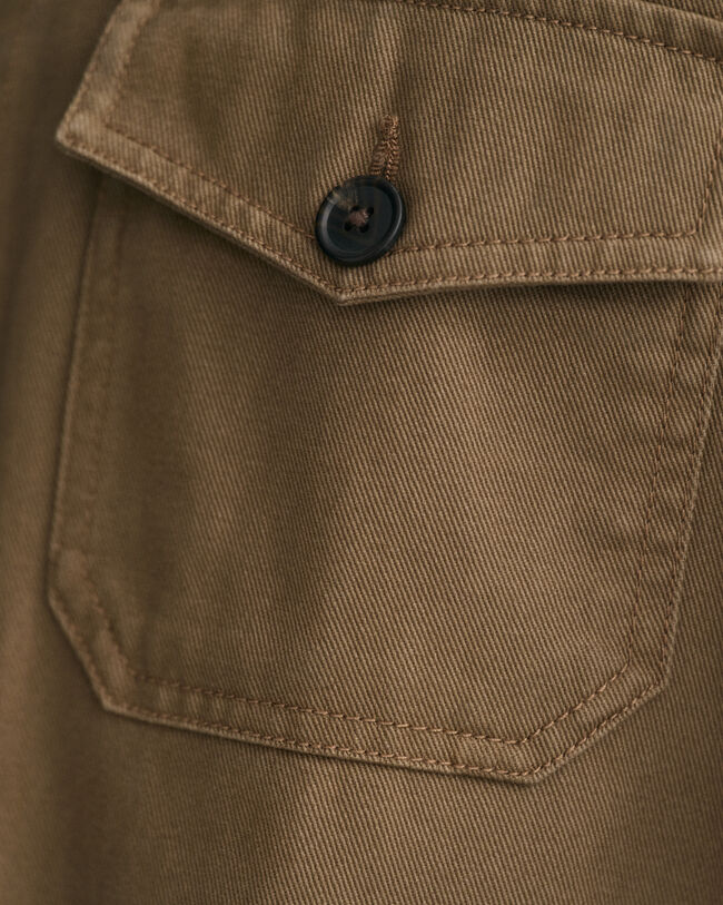 Surchemise en sergé brossé