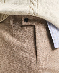 Pantalon de costume slim fit &agrave; chevrons