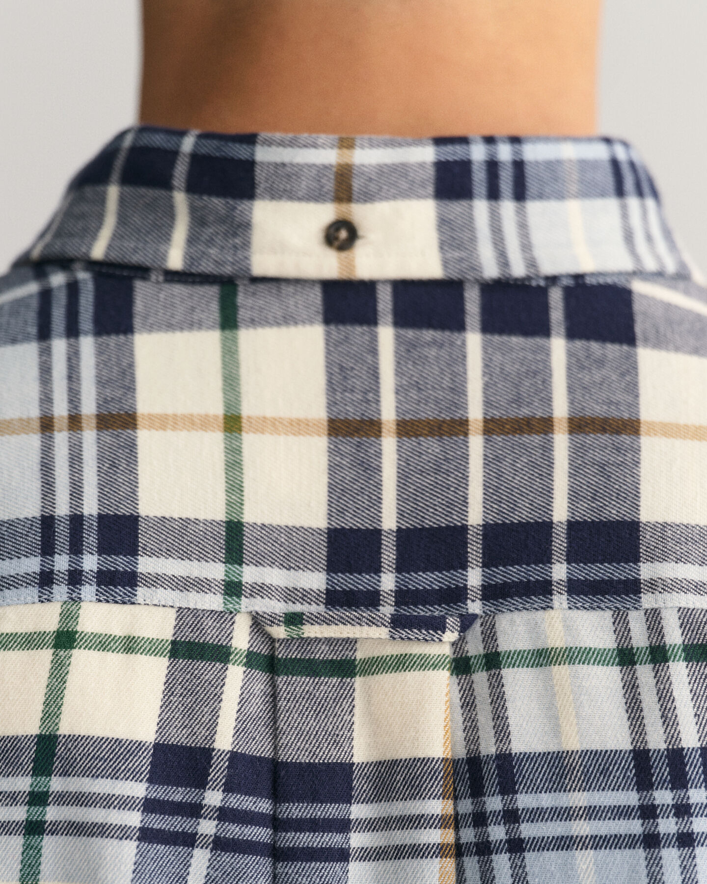 Chemise regular fit en flanelle &agrave; motif &eacute;cossais &agrave; carreaux