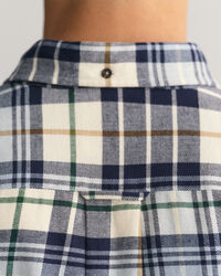 Chemise regular fit en flanelle &agrave; motif &eacute;cossais &agrave; carreaux