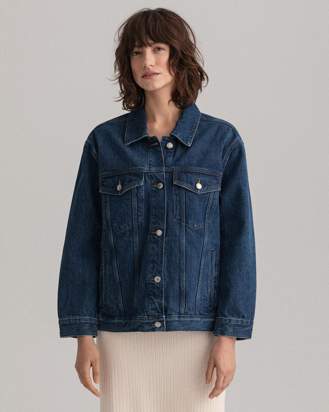 Veste en denim ultra-ample
