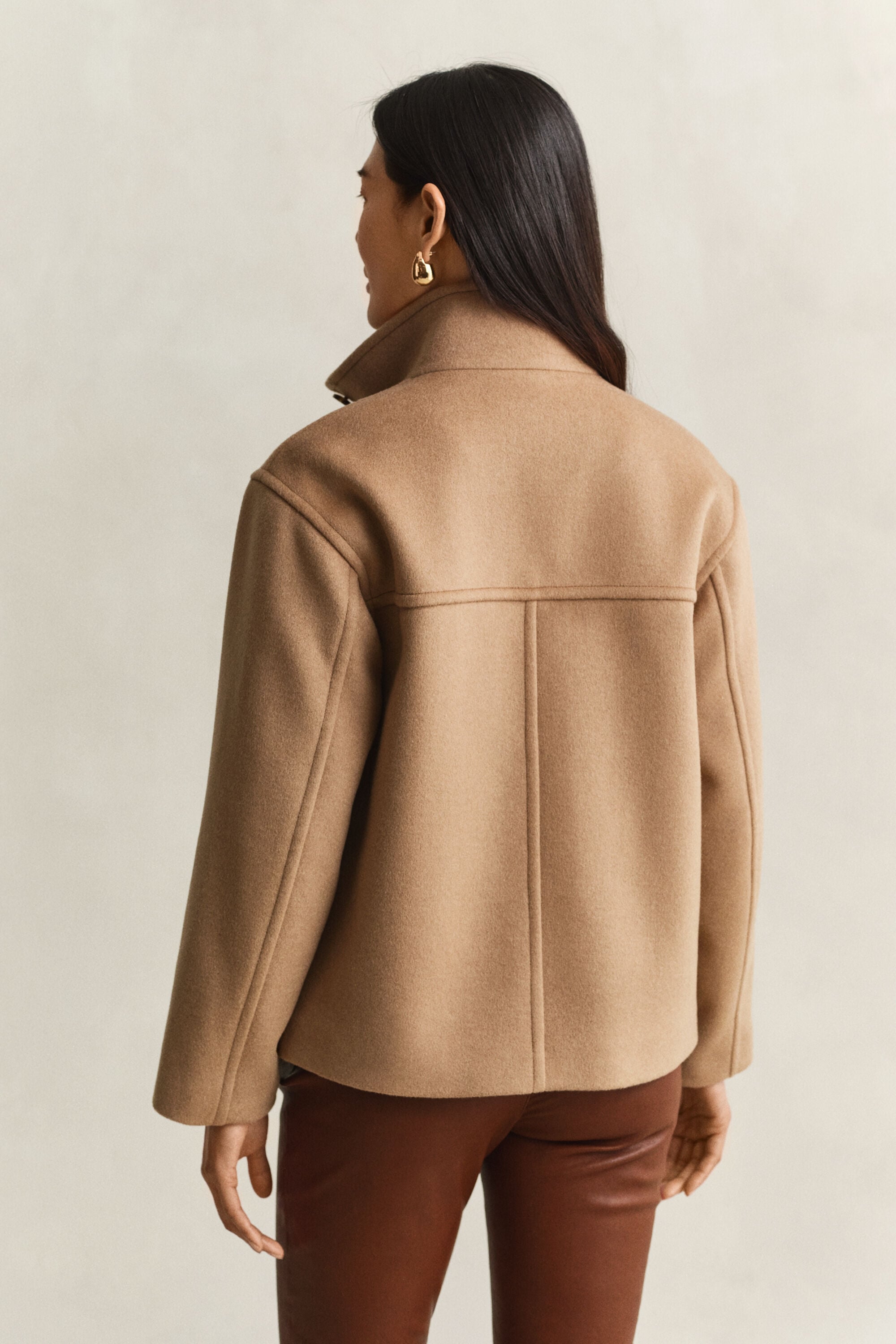 Veste en laine mélangée