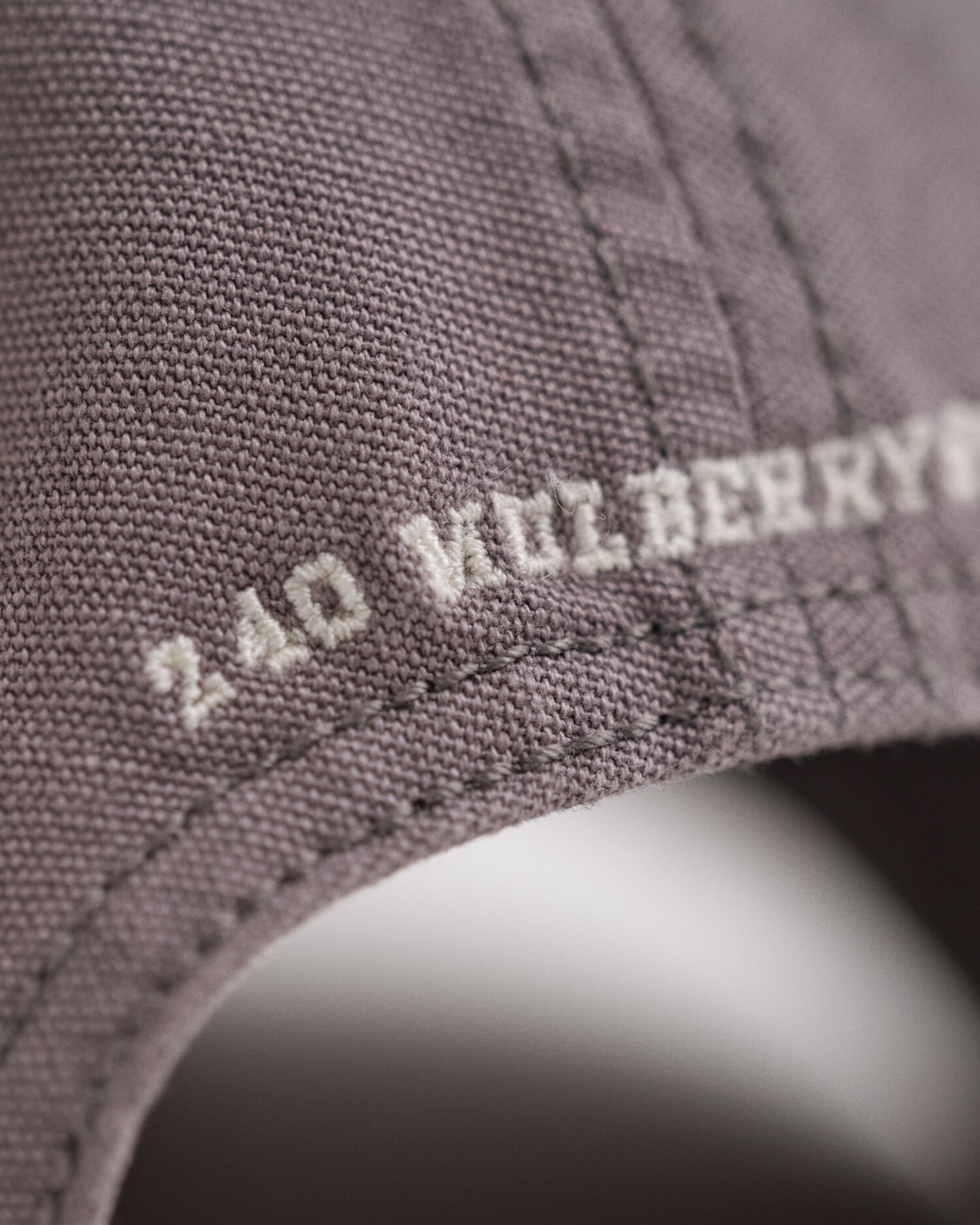 Casquette en toile délavée