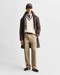 Pull sans manches en maille torsadée