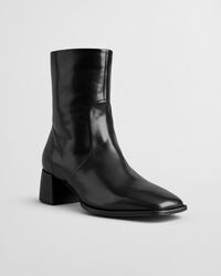 Bottines en cuir à talons Gwenety