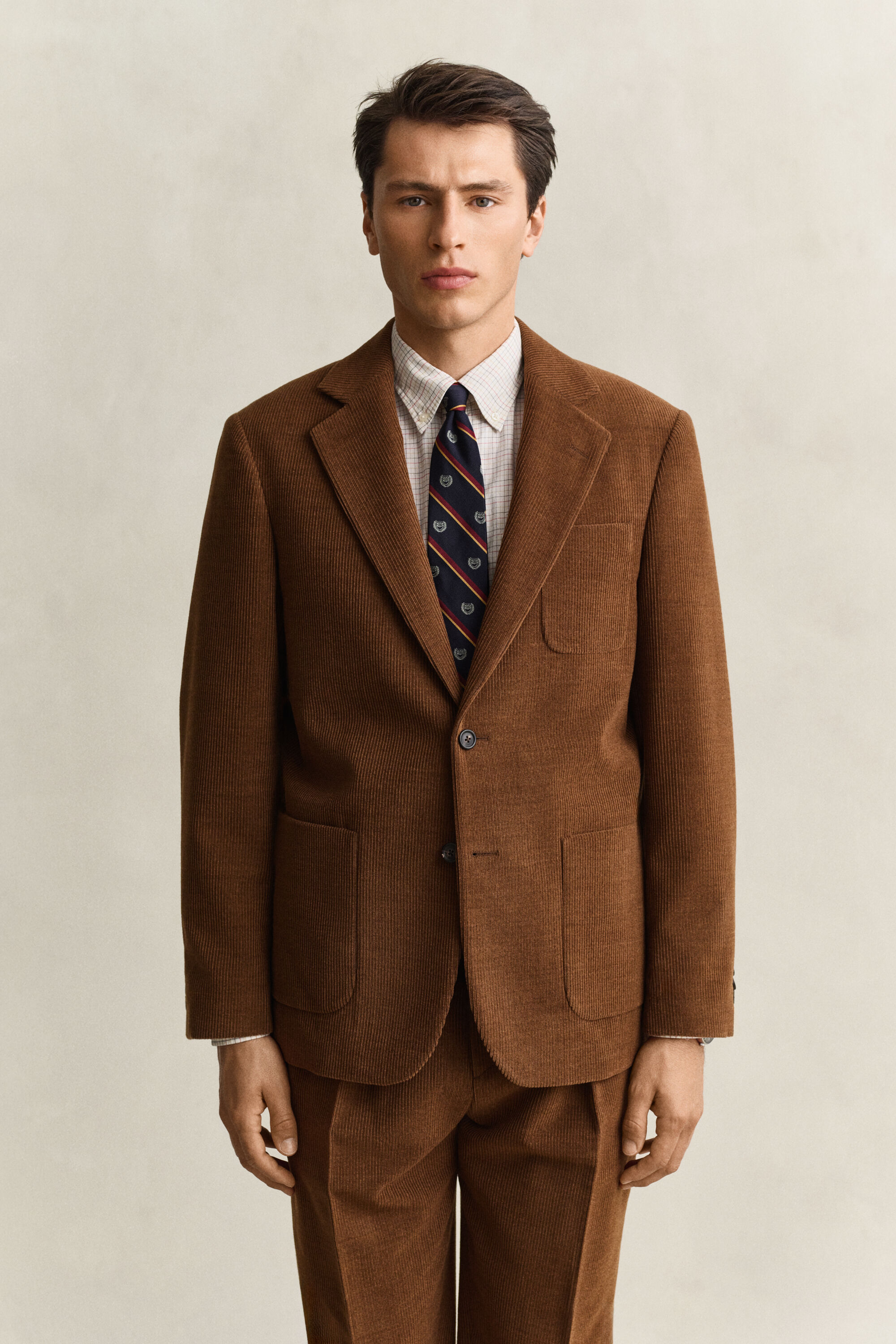 Veste blazer en velours côtelé de laine Gant x Yale