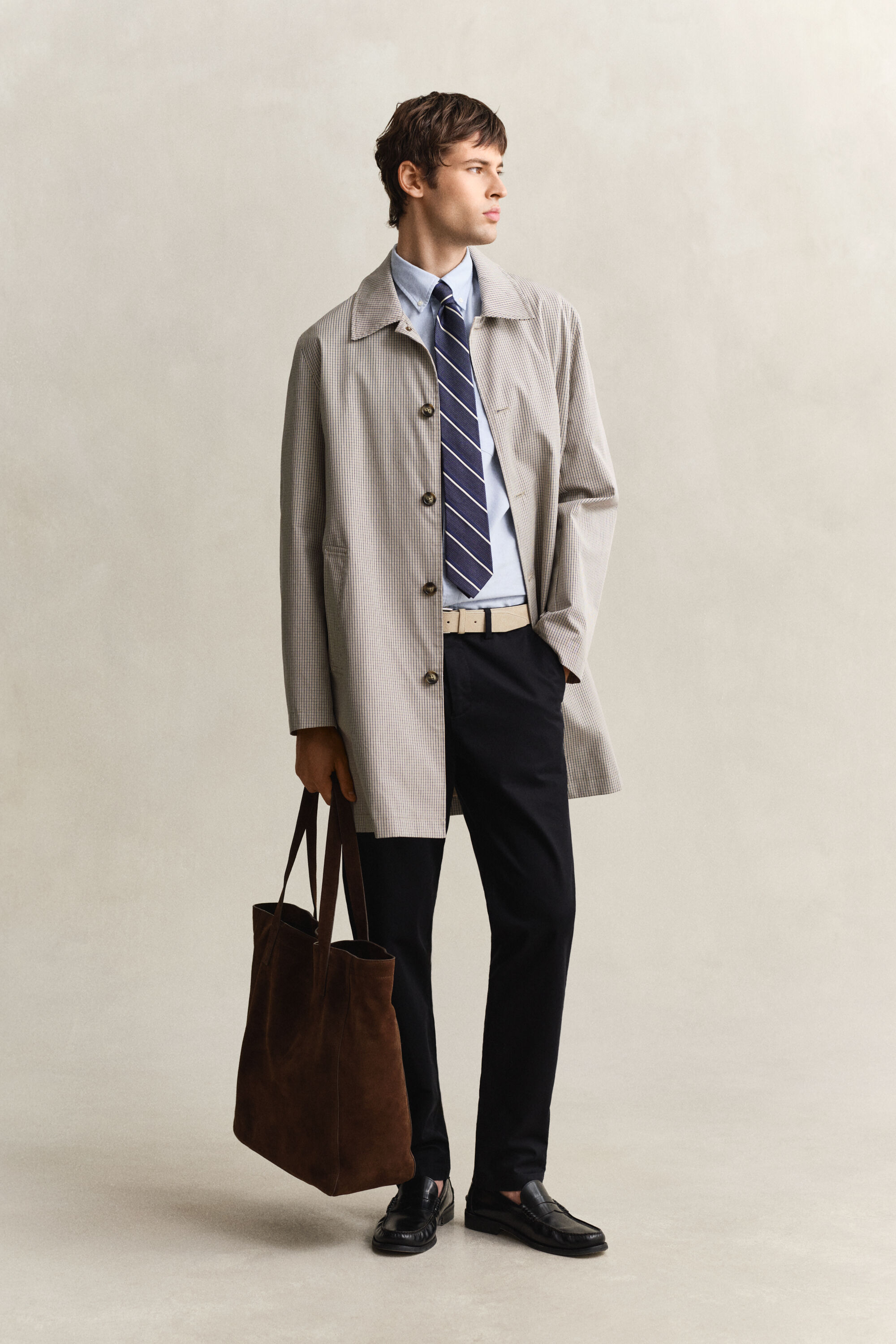 Caban en coton mélangé