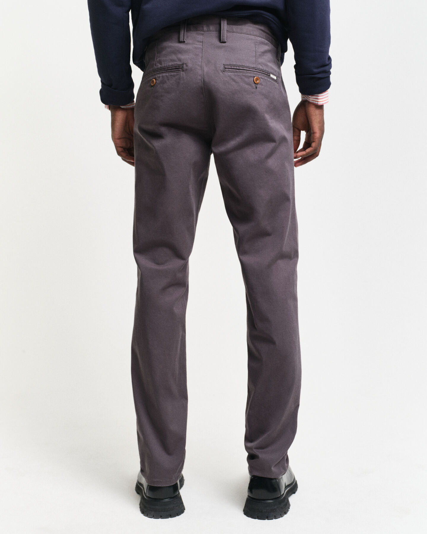 Pantalon chino coupe slim en sergé