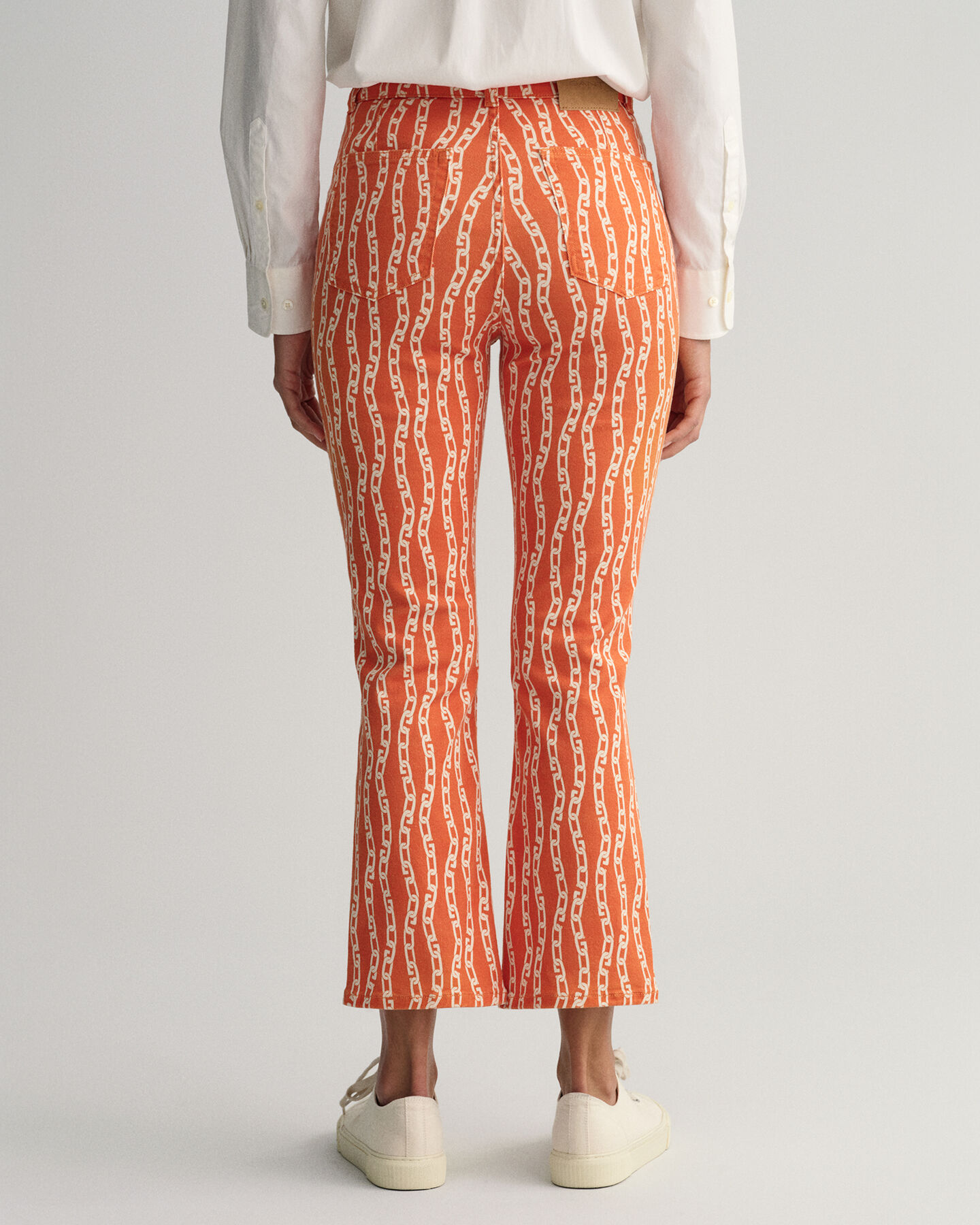 Jean court Chain Print