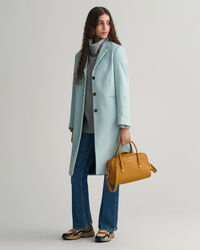 Manteau élégant en laine mélangée