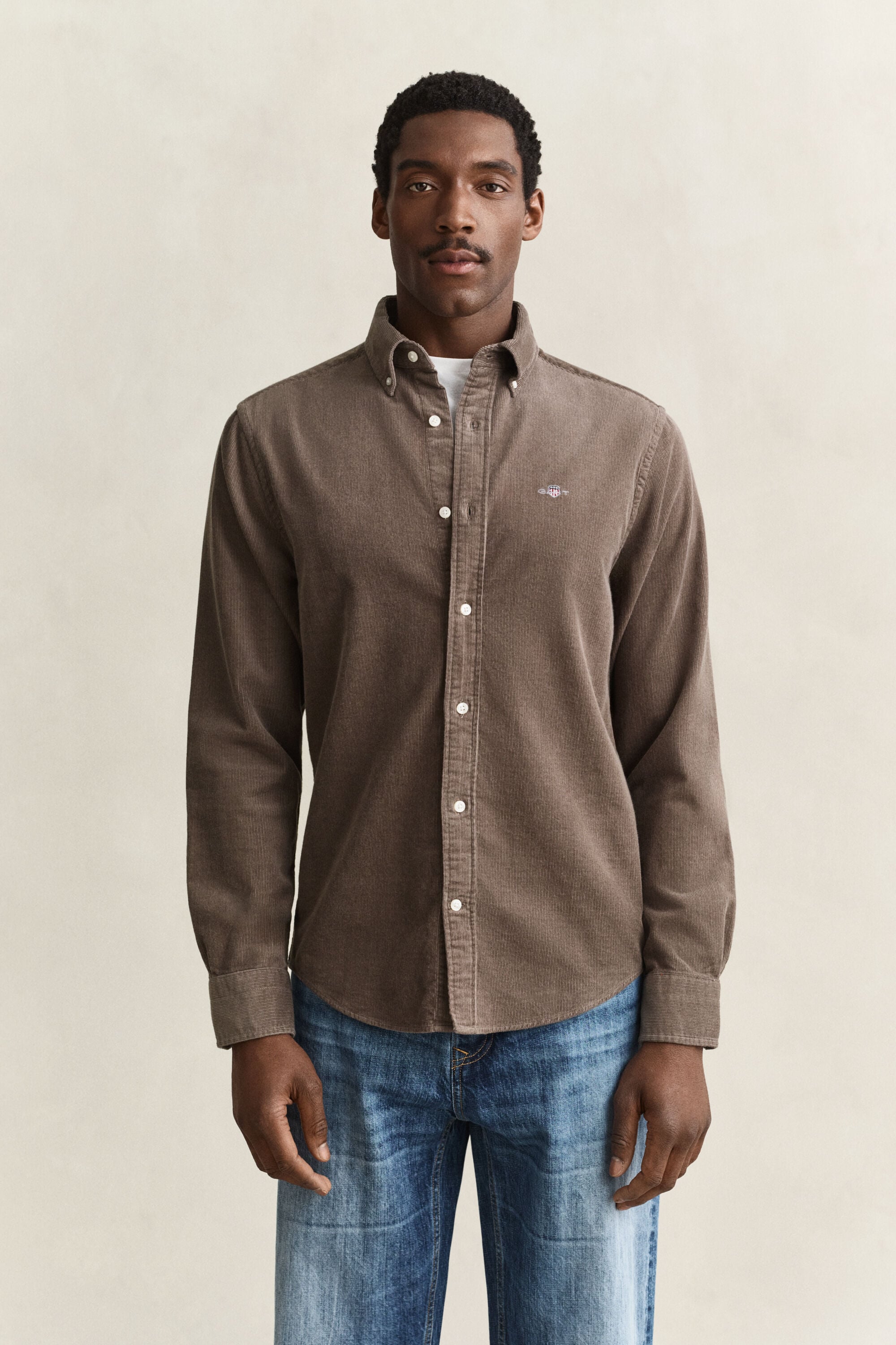 Chemise en velours côtelé