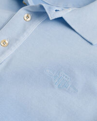 Polo en coton piqu&eacute; effet spray