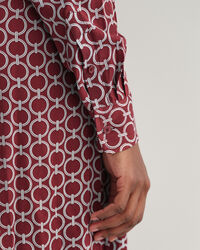 Robe-chemise slim fit Geometric