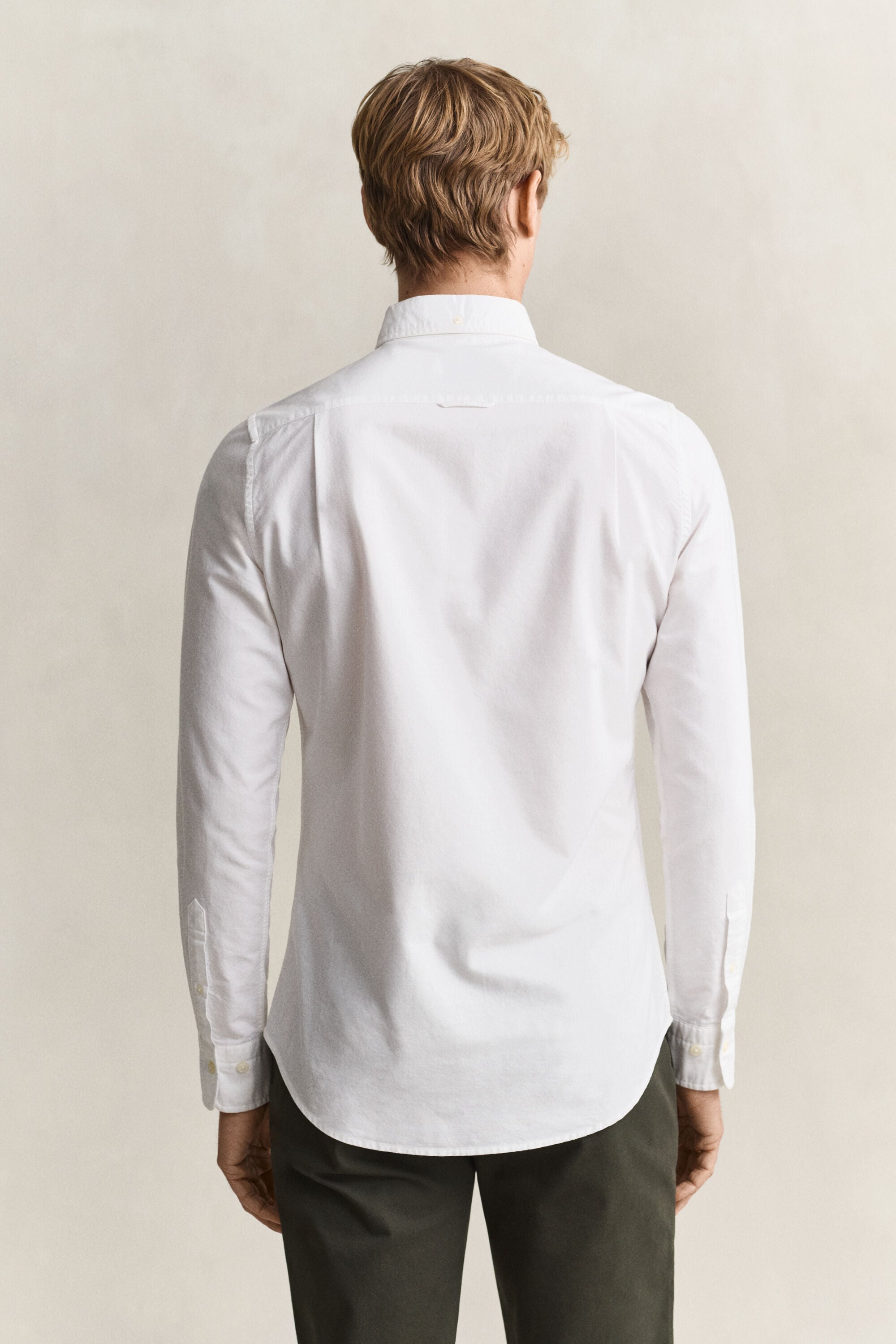 Chemise coupe slim en coton Oxford classique
