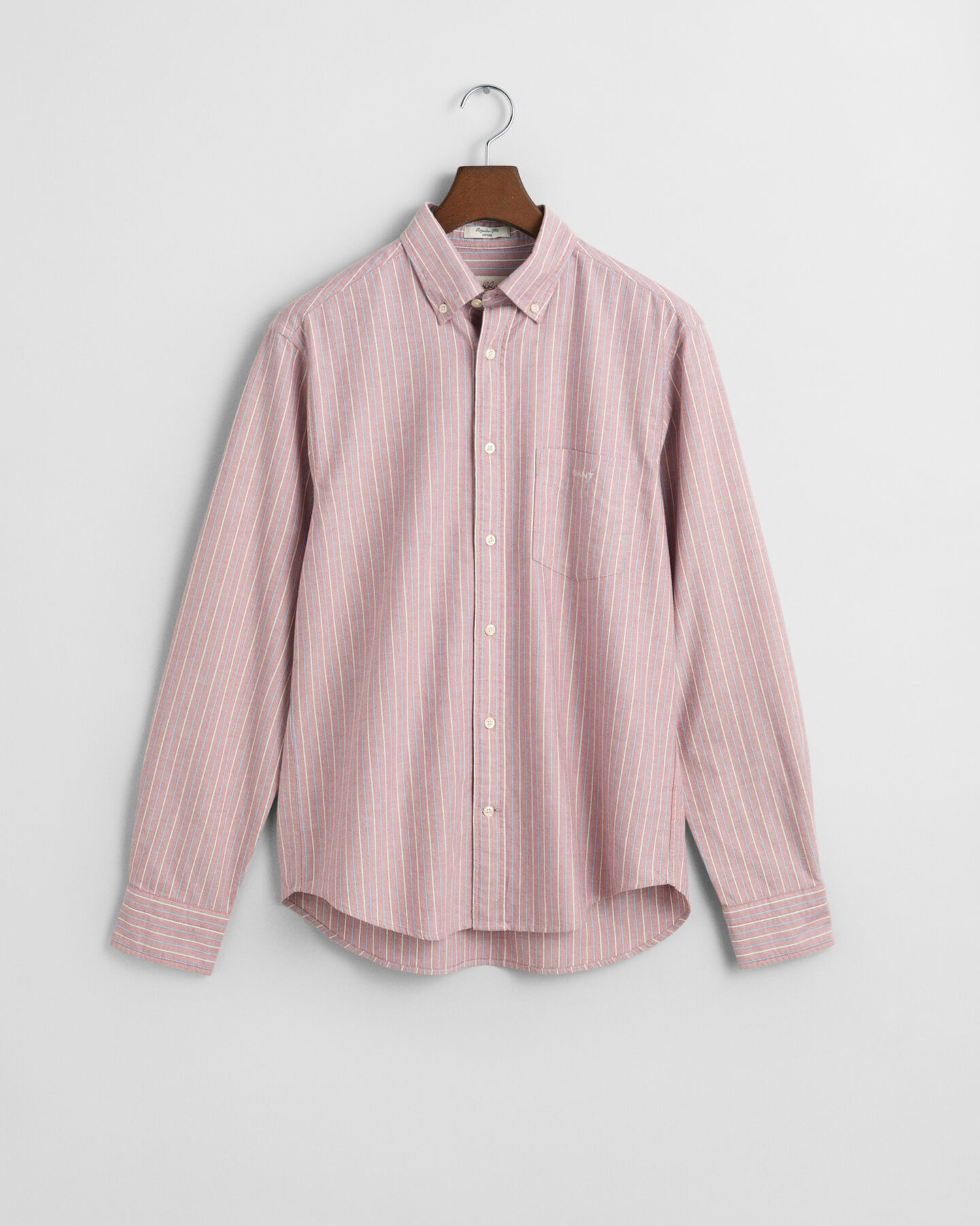 Chemise regular fit en coton Oxford classique &agrave; rayures