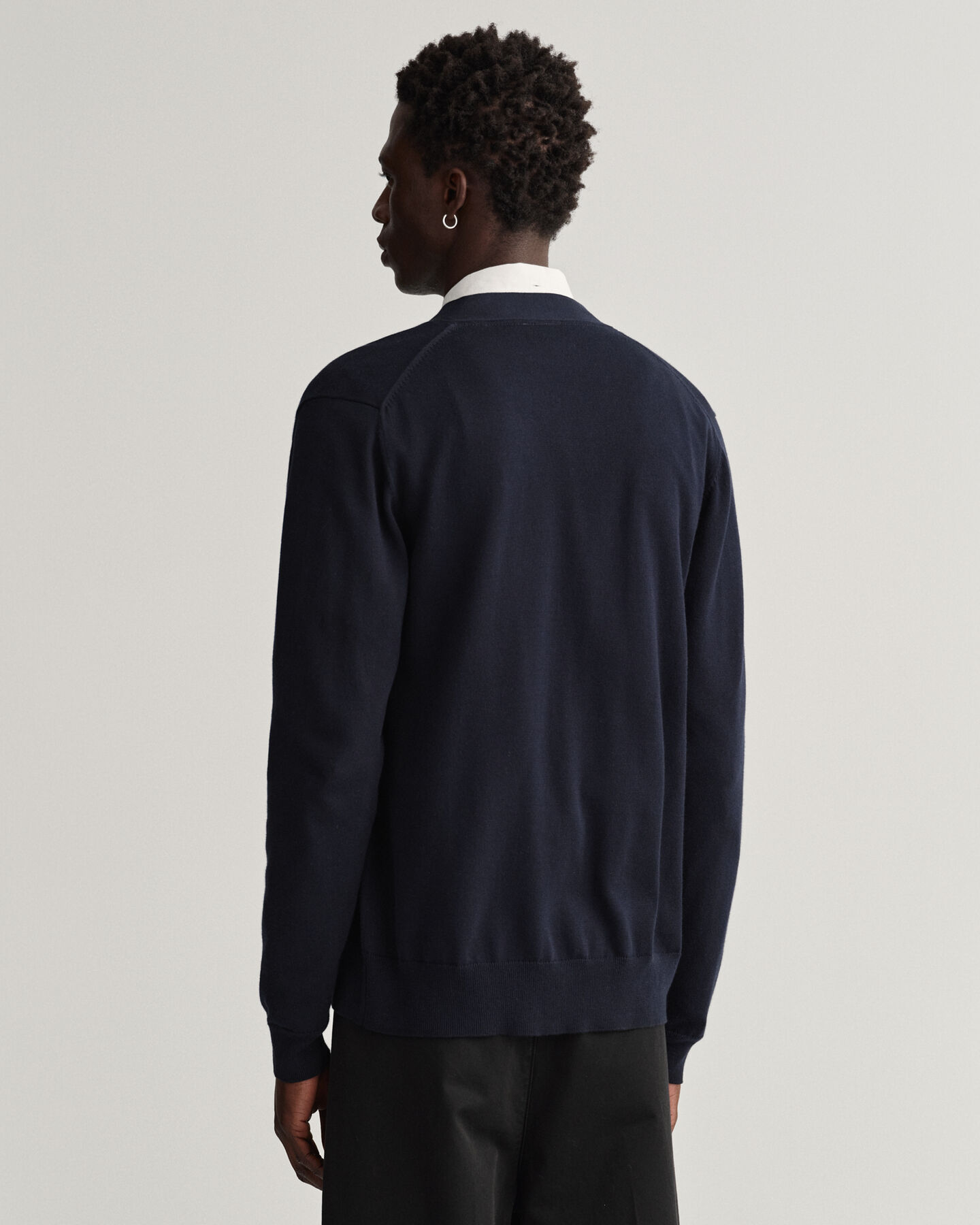 Cardigan col V en coton Classic