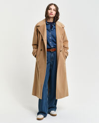 Trench-coat en laine