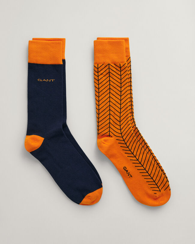 Lot de 2 paires de chaussettes à chevrons