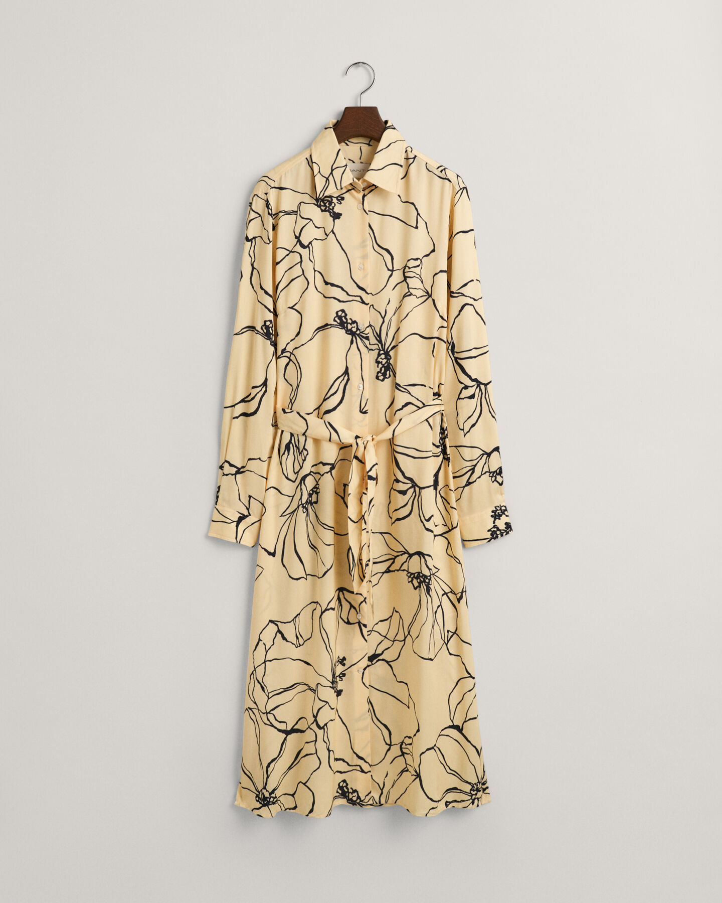 Robe-chemise à motif Line Drawing