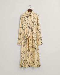 Robe-chemise à motif Line Drawing