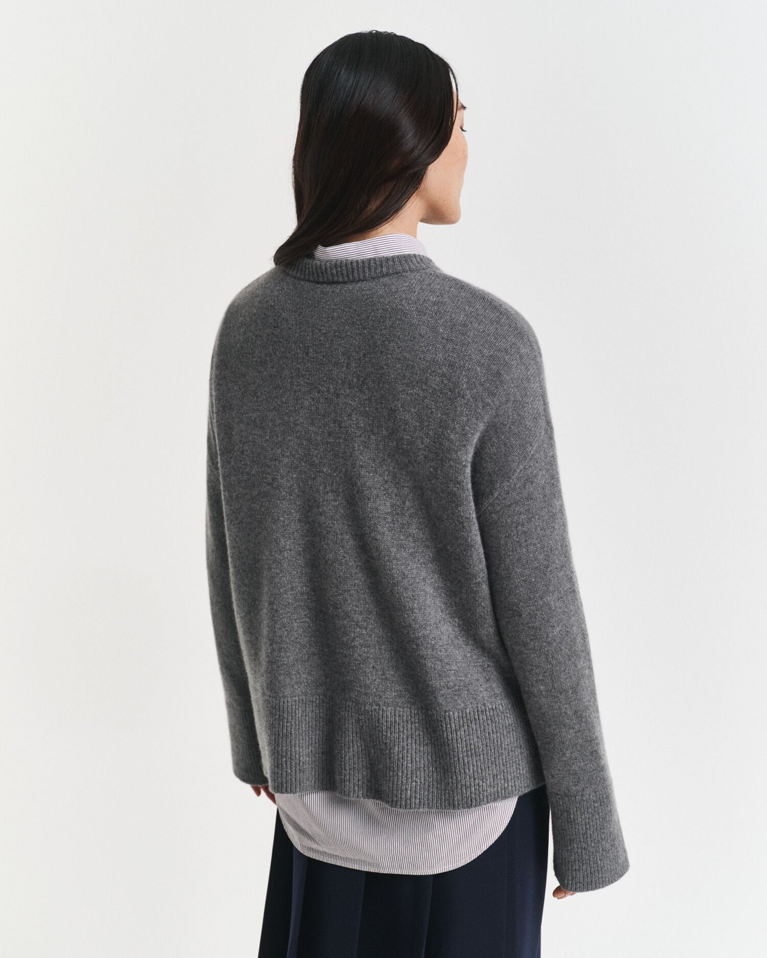 Pull col rond en cachemire