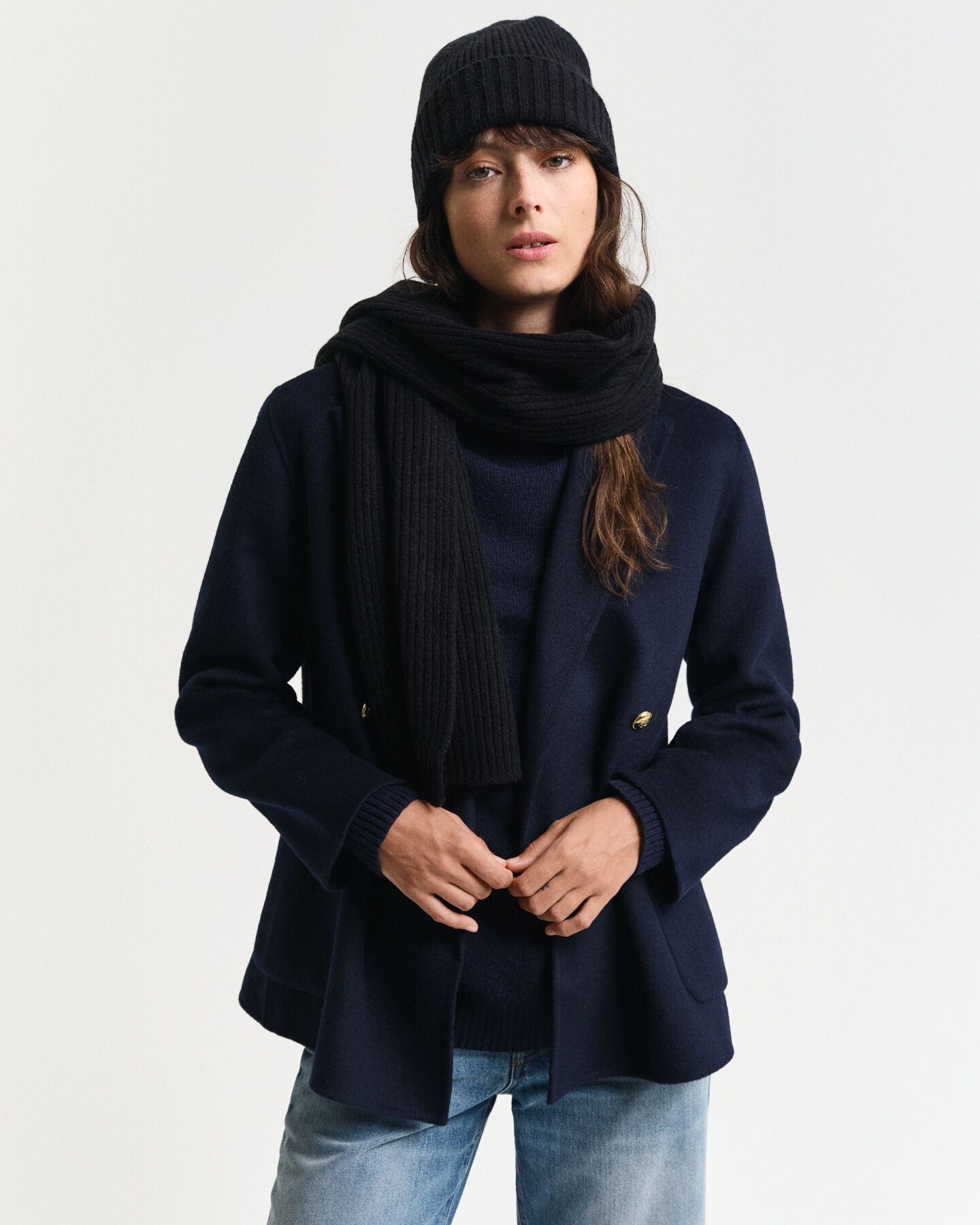 Coffret cadeau bonnet et écharpe Script Graphic