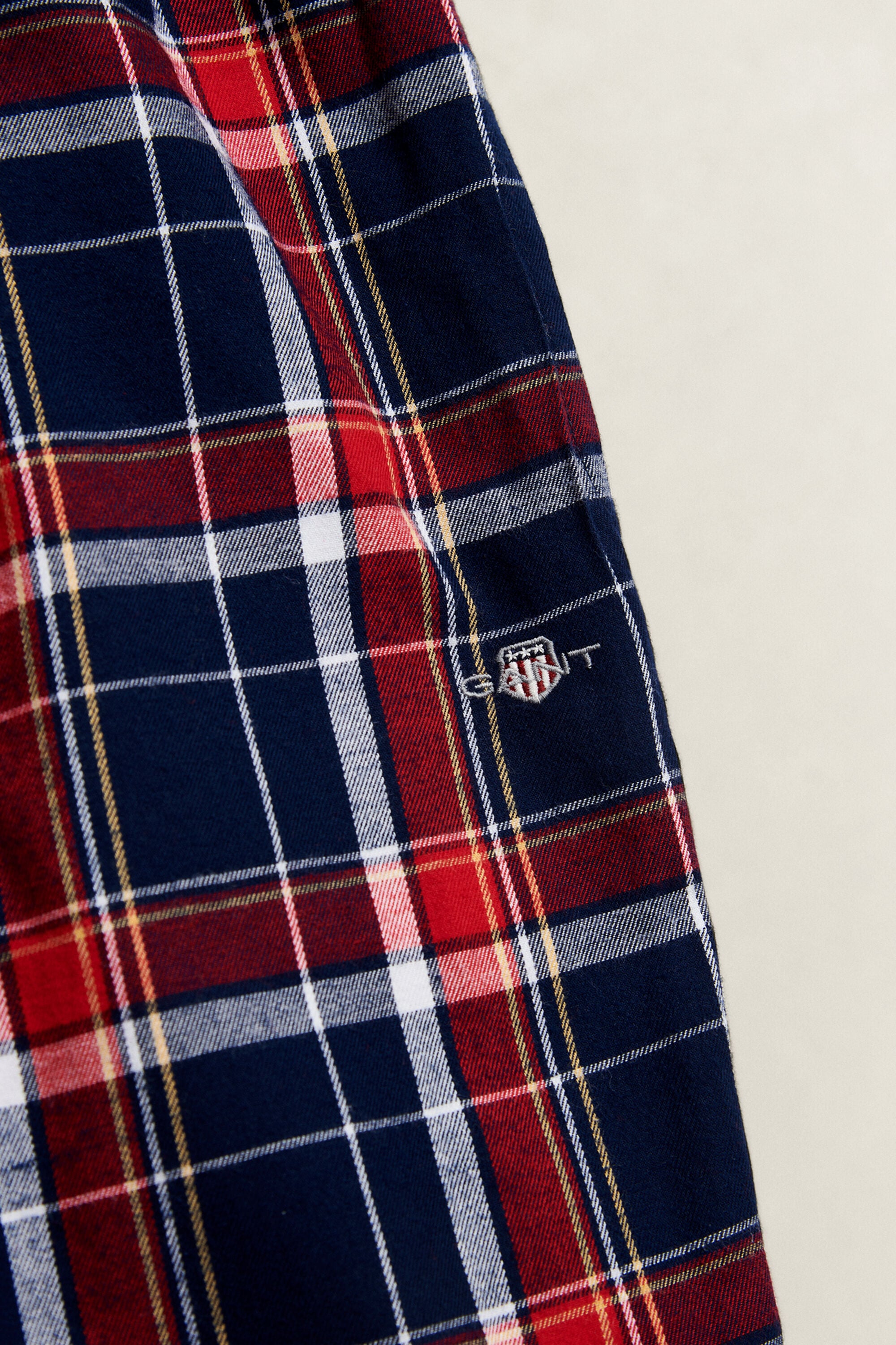 Pyjama en flanelle à motif écossais Ado
