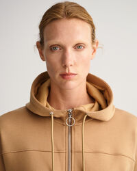 Sweat &agrave; capuche zipp&eacute;