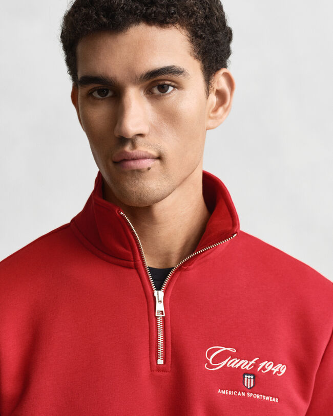 Sweat-shirt à demi-zip Graphic