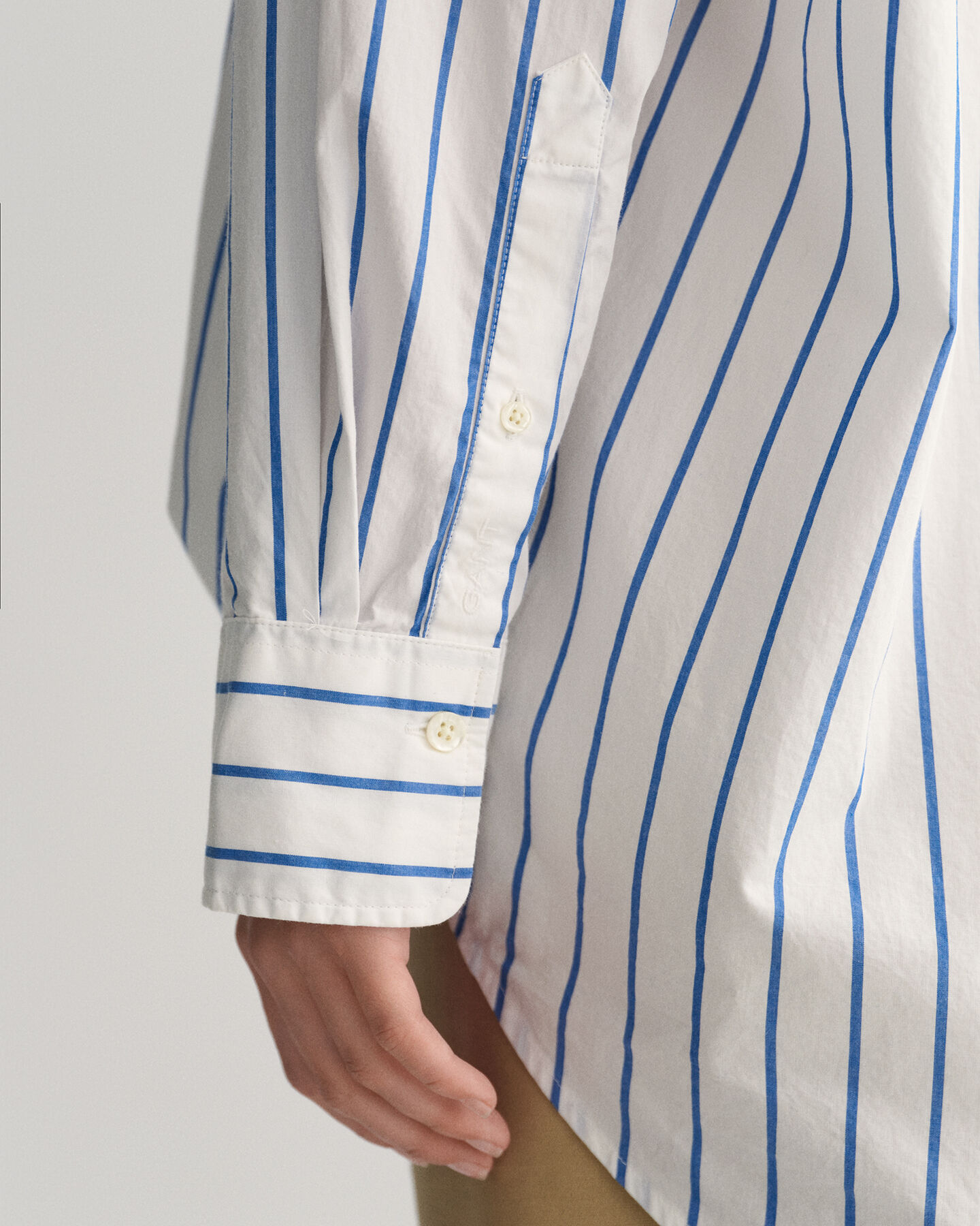 Chemise ultra-ample &agrave; rayures