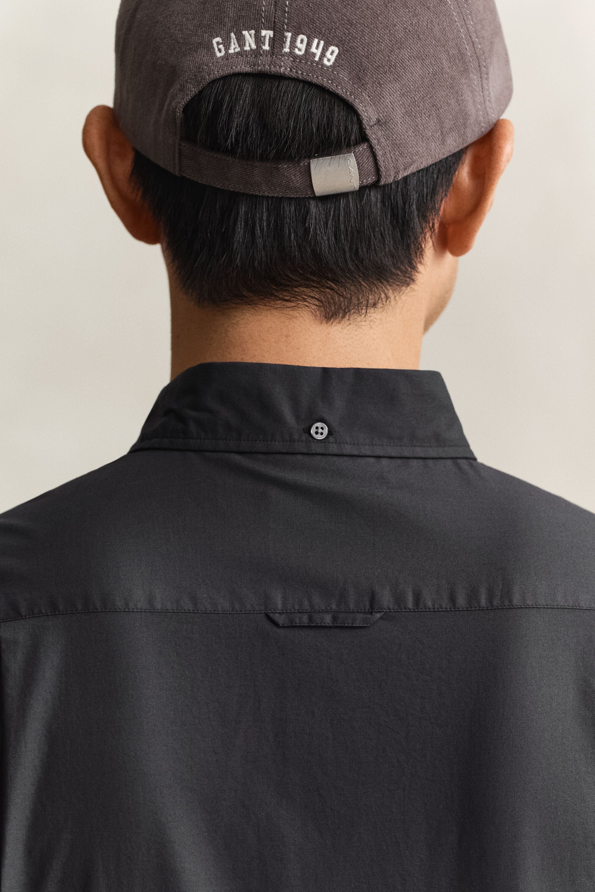 Chemise coupe slim en popeline classique