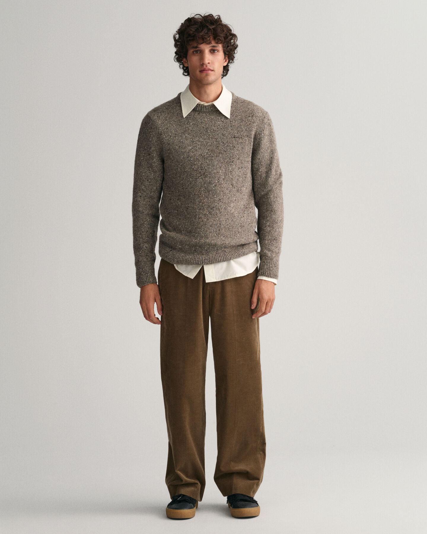 Pantalon de costume en velours côtelé